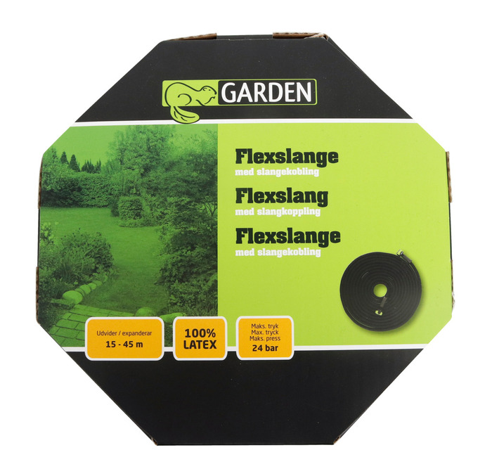 Flexslang m/kopplingar 45 m Garden